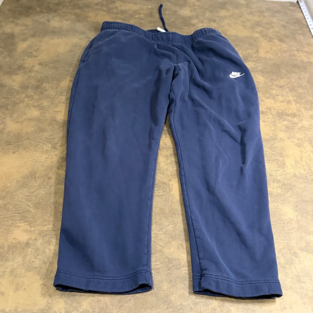 Nike Sweatpants Mens 2XL Blue Sportswear Club Fleece Joggers BV2707-410